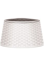 Netagon Rattan Style Red Tree Skirt in White - thumbnail 5