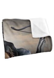 JQ Licensing En Night Hunter Ravens Silky Touch Super Soft Throw Blanket 152 X 127 cm in White - thumbnail 3