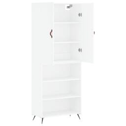 Berkfield Home Highboard White 69.5x34x180 cm Engineered Wood - thumbnail 4