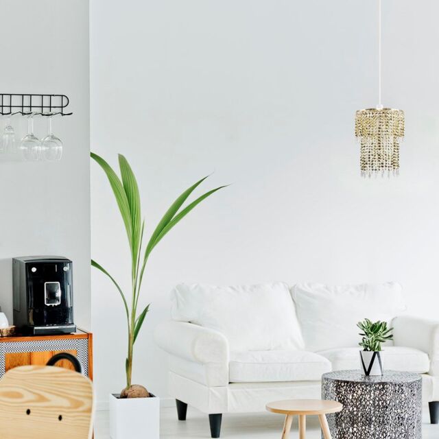 ValueLights Gold Ceiling Pendant Droplets Shade - image 1