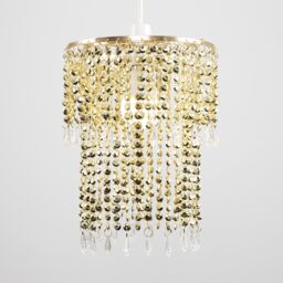 ValueLights Gold Ceiling Pendant Droplets Shade - thumbnail 4