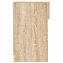 Berkfield Home Bedside Cabinet with Drawer Sonoma Oak 20x36x60 cm in Brown - Size: 20 x 36 x 60 cm - thumbnail 6