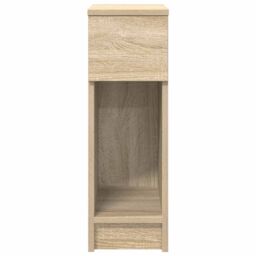 Berkfield Home Bedside Cabinet with Drawer Sonoma Oak 20x36x60 cm in Brown - Size: 20 x 36 x 60 cm - thumbnail 4