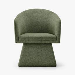 FurnitureboxUK Vera Fabric Accent Chair in Green - thumbnail 4