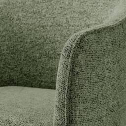 FurnitureboxUK Vera Fabric Accent Chair in Green - thumbnail 6