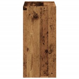 Berkfield Home Bookcase Old Wood 68.5x32x68.5 cm Engineered Wood in Brown - thumbnail 5