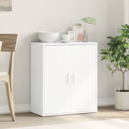 Berkfield Home Sideboard White 60x31x70 cm Engineered Wood - Size: 60 x 31 x 70 cm - thumbnail 3