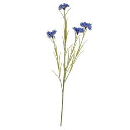 Lemon Pavilion Furniture and Decor Cornflower Stem Artificial Flower - Plastic - L20xW20xH77 cm - Blue - thumbnail 1