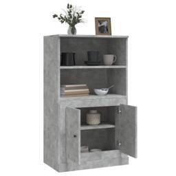 Berkfield Home Highboard Concrete Grey 60x35.5x103.5 cm Engineered Wood - thumbnail 5