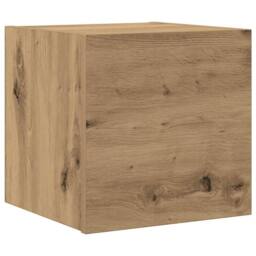 Berkfield Home 7 Piece TV Cabinet Set Wall-mounted Artisan Oak Engineered Wood - thumbnail 4