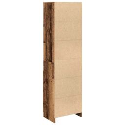 Berkfield Home Highboard Old Wood 50x35x180 cm Engineered Wood in Brown - Size: 50 x 35 x 180 cm - thumbnail 8
