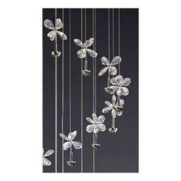 Netlighting Aviva Ceiling Cluster Pendant 20 Light 4000K LED Chrome Crystal in Grey - thumbnail 6