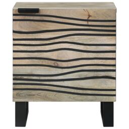 Berkfield Home Bedside Tables Natural 40 x 33.5 x 46 cm in Brown - thumbnail 3