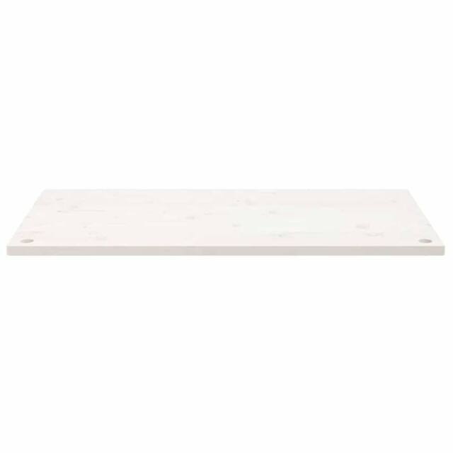 Berkfield Home Beautiful Desk Top White 110x60x2.5 cm Solid Wood Pine - image 1