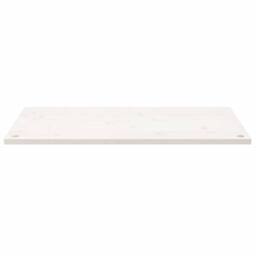 Berkfield Home Beautiful Desk Top White 110x60x2.5 cm Solid Wood Pine