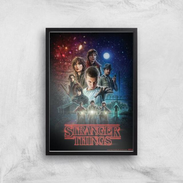 Stranger Things Season One Poster Giclee Art Print - Size: A2