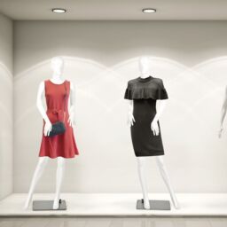 Costway 177cm Female Mannequin Full Body Manikin w/ Rotatable Arms Head in White - thumbnail 3