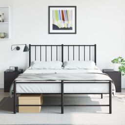 Berkfield Home Bedside Cabinets 2pcs Black 34.5x39x44 cm Steel - thumbnail 1