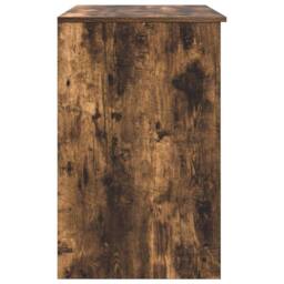 Berkfield Home Durable Desk Smoked Oak 86x49x76 cm Engineered Wood in Brown - Size: 86 x 49 x 76 cm - thumbnail 7