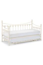 Julian Bowen Versailles Single Ivory Metal Daybed with Underbed Trundle - thumbnail 3