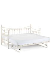 Julian Bowen Versailles Single Ivory Metal Daybed with Underbed Trundle - thumbnail 4