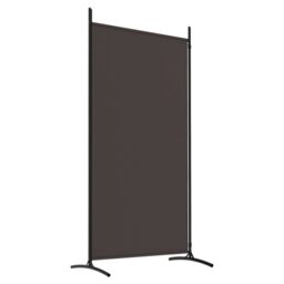 Berkfield Home 2-Panel Room Divider Brown 175x180 cm Fabric - thumbnail 6
