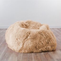 Native Natural XXL Luxurious Sheepskin Beanbag in Beige - thumbnail 1
