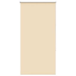 Berkfield Home Roller Blind Blackout Beige 85x130 cm Fabric Width 80.7 cm Polyester
