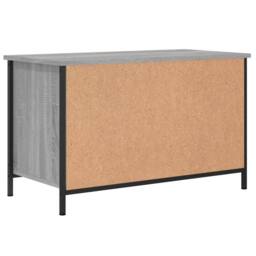 Berkfield Home TV Cabinet Grey Sonoma 80x40x50 cm Engineered Wood - Size: 80 x 40 x 50 cm - thumbnail 8