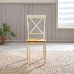 FurnitureboxUK Padstow Wooden Extending Dining Table & 6 Millford Chairs in Cream - thumbnail 9