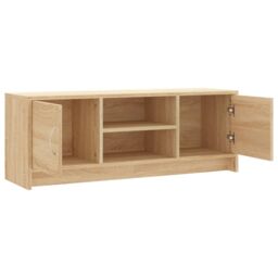 Berkfield Home TV Cabinet Sonoma Oak 102x30x37.5 cm Engineered Wood in Brown - thumbnail 6