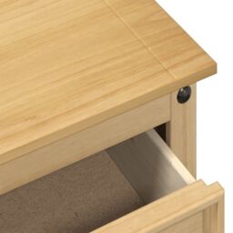 Berkfield Home Sideboard Corona 112x40x75 cm Solid Wood Pine in Brown - Size: 112 x 40 x 75 cm - thumbnail 7
