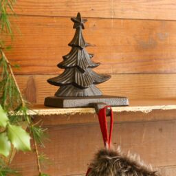 Dibor Set of 2 Christmas 3D Tree Christmas Stocking Holders in Brown - Size: 2 Pack - thumbnail 5