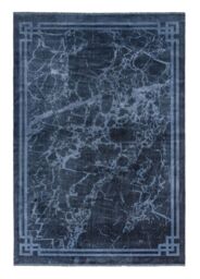 The Rug Shop UK Blue Polyester Luxurious Easy To Clean Cotton Backing Rug - Size: 200 cm x 290 cm - thumbnail 6