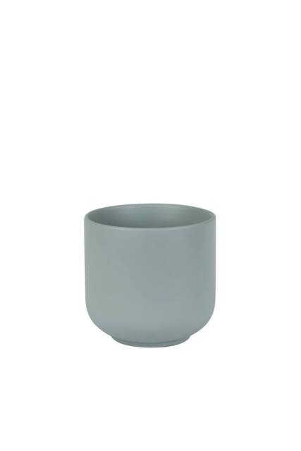 KDMD Hortus Havana Matt Grey Ceramic Pot 15cm 2 Pack - image 1