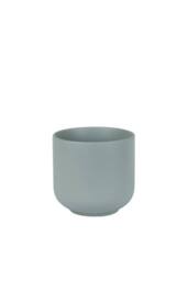 KDMD Hortus Havana Matt Grey Ceramic Pot 15cm 2 Pack - thumbnail 2