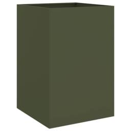 Berkfield Home Planter Olive Green 52x48x75 cm Steel - Size: 52 x 48 x 75 cm - thumbnail 7