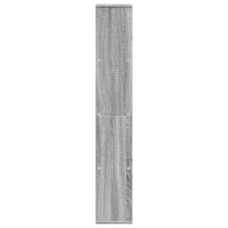 Berkfield Home Bookcase Grey Sonoma 60x20x120 cm Engineered Wood - Size: 60 x 20 x 120 cm - thumbnail 6