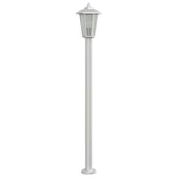 Berkfield Home Outdoor Floor Lamps 3pcs Silver 120 cm Stainless Steel - thumbnail 4