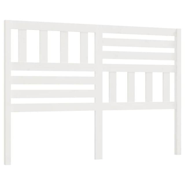 Berkfield Home Bed Headboard White 166x4x100 cm Solid Wood Pine - Size: 166 x 4 x 100 cm - image 1