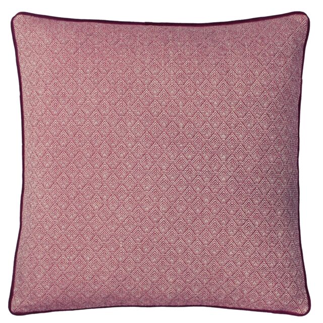 Paoletti Blenheim Geometric Cushion in Purple - Size: 45 cm x 45 cm - image 1