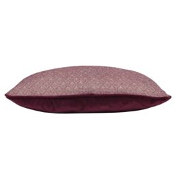 Paoletti Blenheim Geometric Cushion in Purple - Size: 45 cm x 45 cm - thumbnail 3