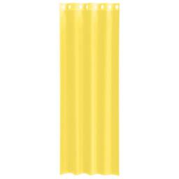 Berkfield Home Voile Curtains with Grommets 2 pcs Yellow - thumbnail 4