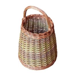 Red Hamper Wicker Small Berry Collecting Basket in Brown - thumbnail 1