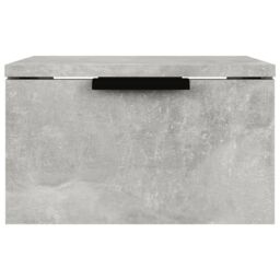 Berkfield Home Wall-mounted Bedside Cabinets 2 pcs Concrete Grey 34x30x20 cm - Size: 34 x 30 x 20 cm - thumbnail 4