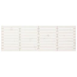 Berkfield Home Wall Headboard White 166x3x63 cm Solid Wood Pine - Size: 166 x 3 x 63 cm - thumbnail 4
