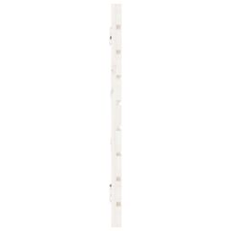 Berkfield Home Wall Headboard White 166x3x63 cm Solid Wood Pine - Size: 166 x 3 x 63 cm - thumbnail 5