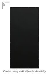 "MirrorOutlet Black Contemporary Wall & Leaner Mirror 71"" X 33"" (180 x 85CM) - Size: 1 Pack" - thumbnail 5