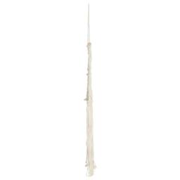 Berkfield Home Macrame Wall Hanger 40x80 cm Cotton in Cream - thumbnail 3