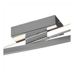 Netlighting Bucle Flush Ceiling Light 36W LED 3000K 3150lm Chrome Frosted Acrylic in Silver - thumbnail 3
